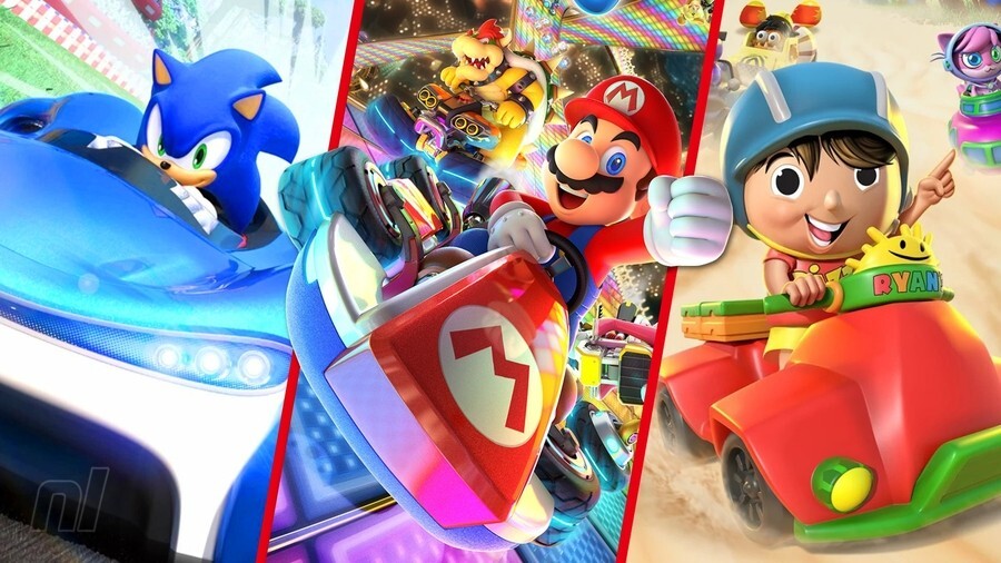 Los mejores juegos de Nintendo Switch Kart Racing
