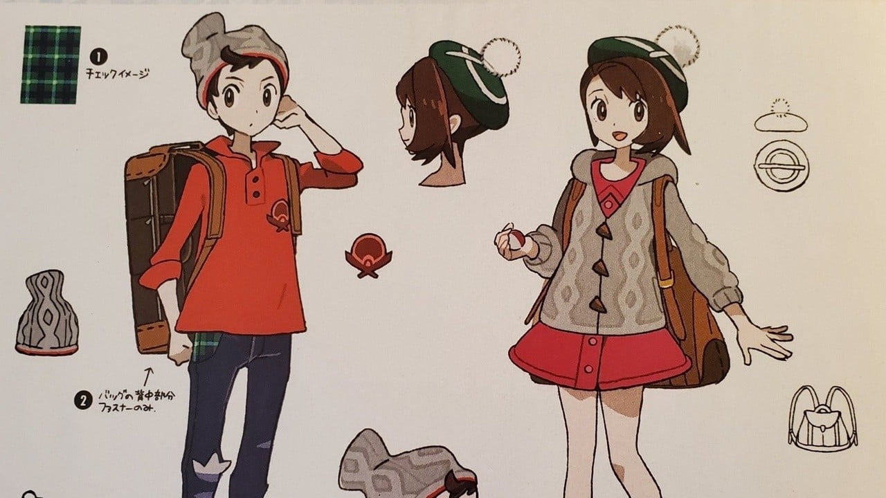 Gallery Pokémon Sword And Shield Concept Art Shows Gym Leaders Player 