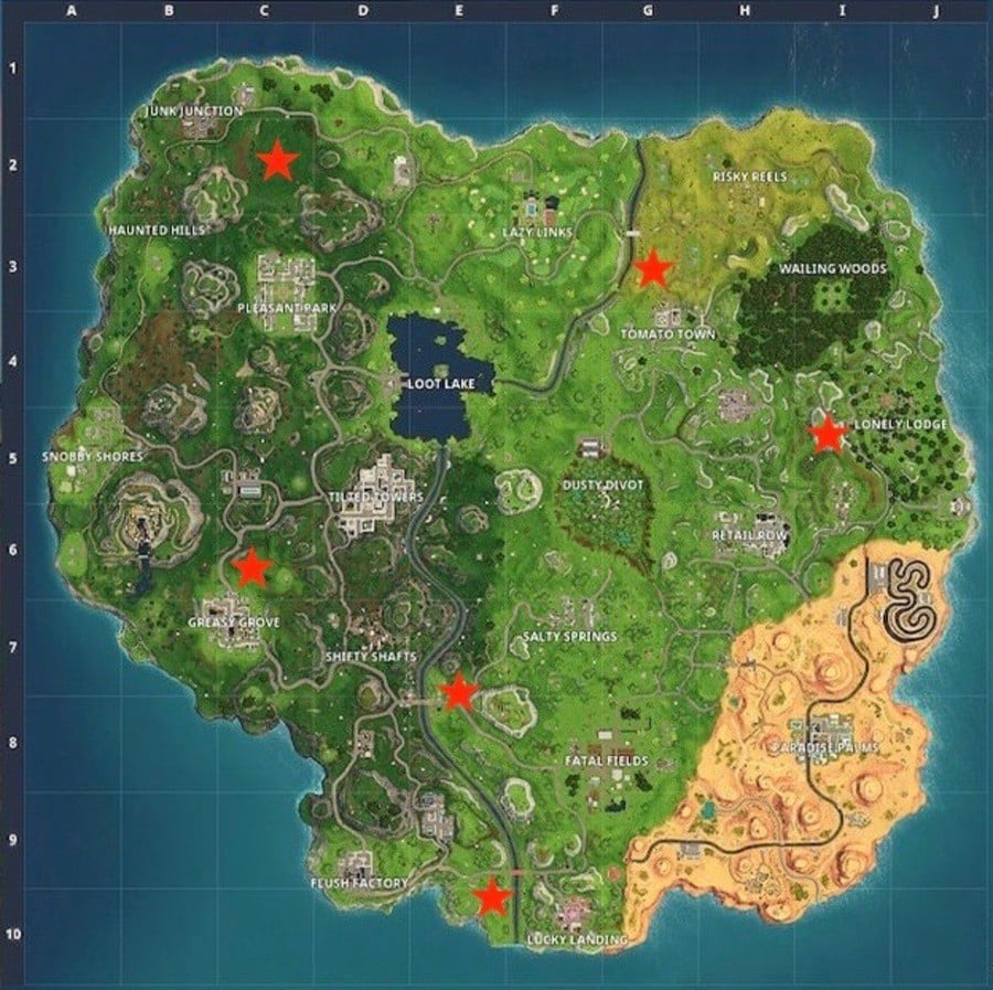 just in case you don t want us to give you all of the answers we ve created a map of the stone heads in fortnite all of them are facing inwards - tiki heads fortnite locations