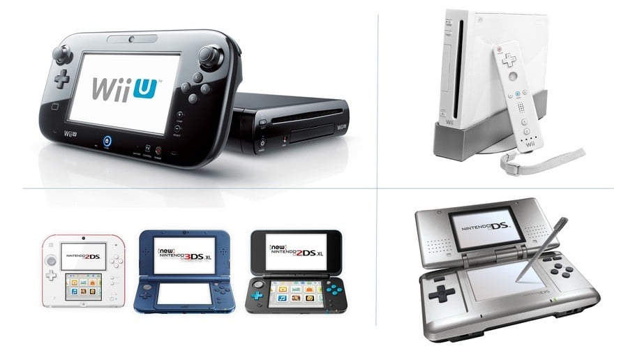 Wii U, Wii, 3DS, DS