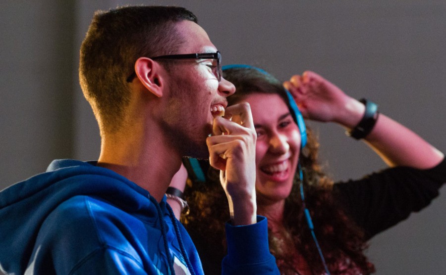 Nairoby "Nairo" Quezada - pictured here with SuperGirlKels - is pleased with how Nintendo is positioning Smash Ultimate