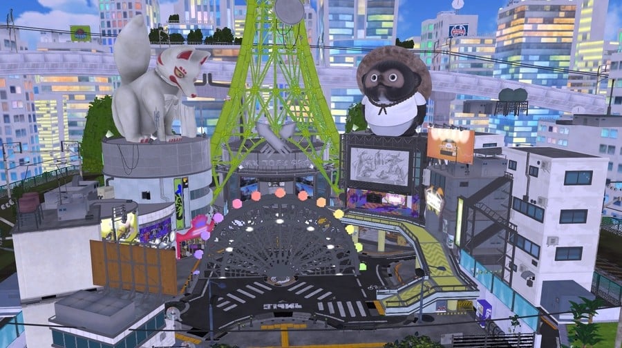 Inkopolis Plaza from Splatoon (experimental)