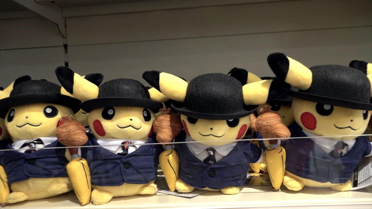 running pikachu plush