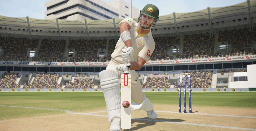 A screenshot from 2017's Ashes Cricket on PS4