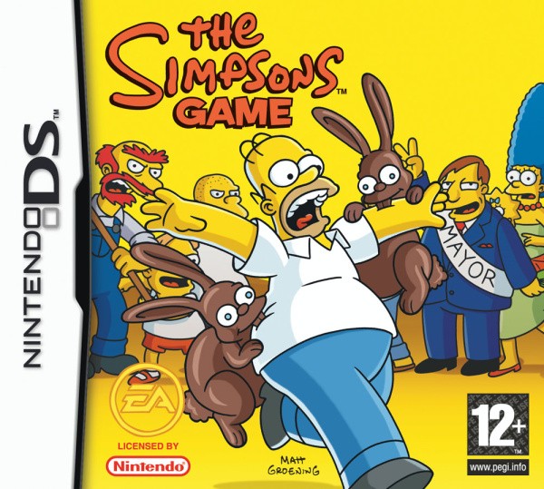 The Simpsons: The Game Cover (PAL Packshot)