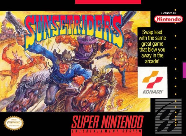 sunset riders box art