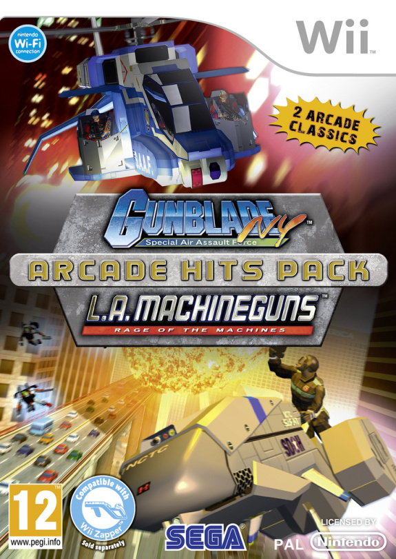 Gunblade NY and LA Machineguns Arcade Hits Pack Review (Wii) Nintendo