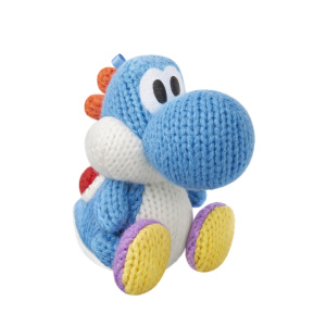 Light Blue Yarn Yoshi amiibo