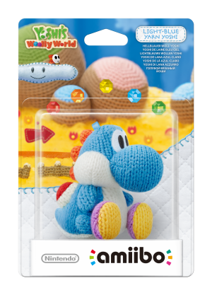 Light Blue Yarn Yoshi amiibo Pack