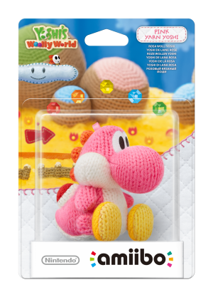 Pink Yarn Yoshi amiibo Pack