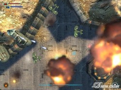 Scrolling shooter fun.