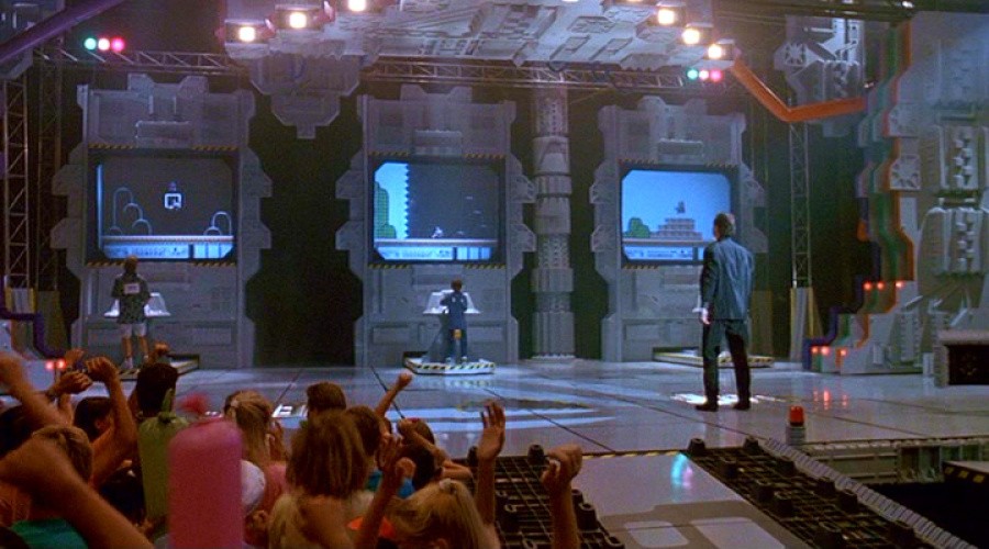 Holland: “The Video Armageddon interiors were all shot at Cal Arts University in their big modular auditorium.”