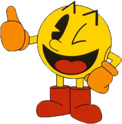 Pac-Man's got his "game show" face on