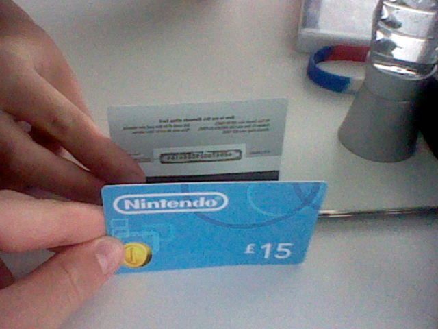 Nintendo eShop Cards, Hardware