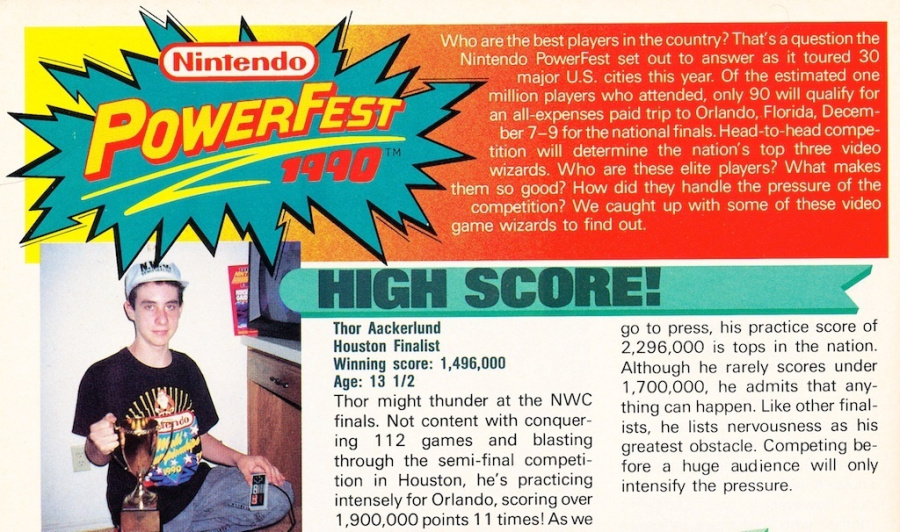 A clipping from 1990. Nice hat!