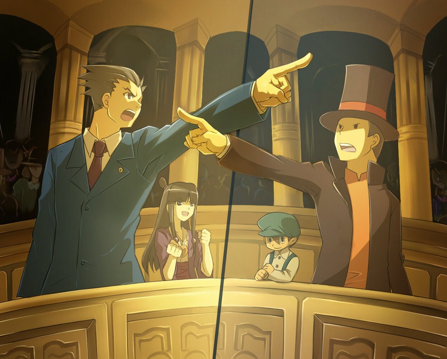 Professor Layton vs Ace Attorney is "Progressing Well