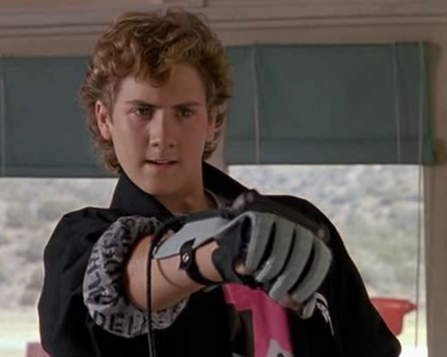 Power Glove in the face