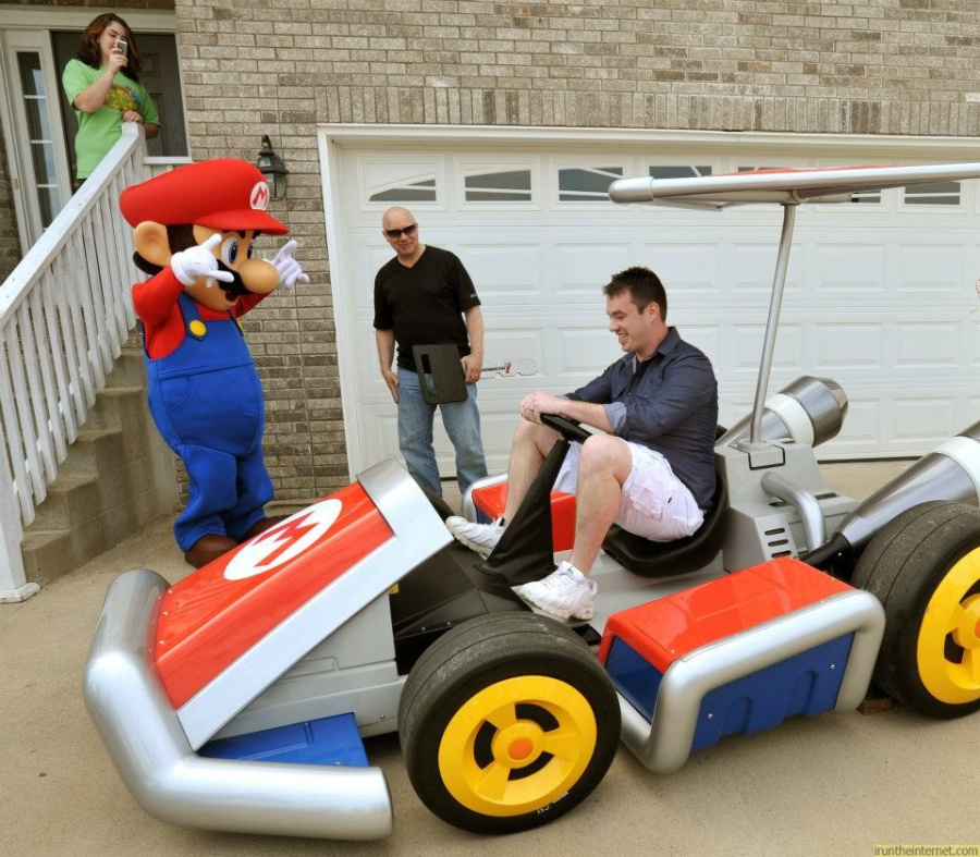 Mario's keeping it real
