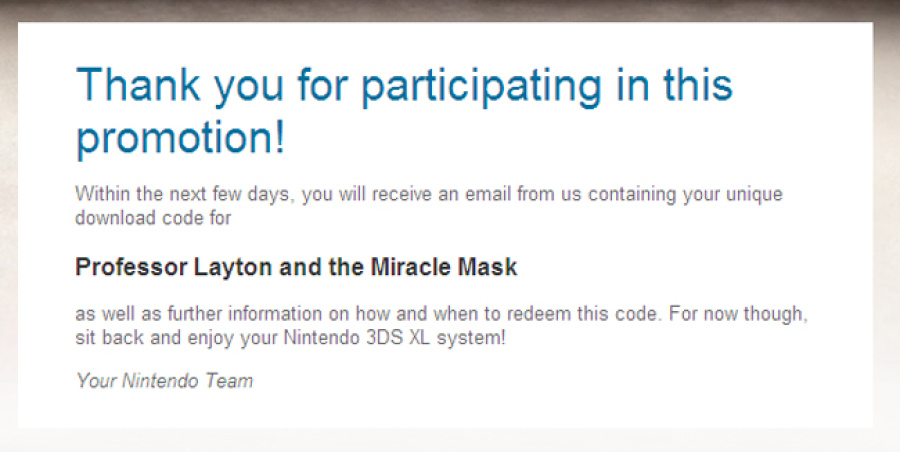 Wait a few days for the code to be emailed to you. Job done!
