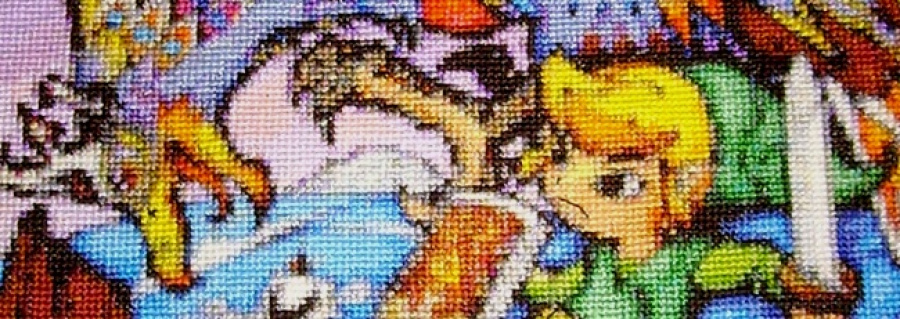 Zelda cross stitch by Servotron