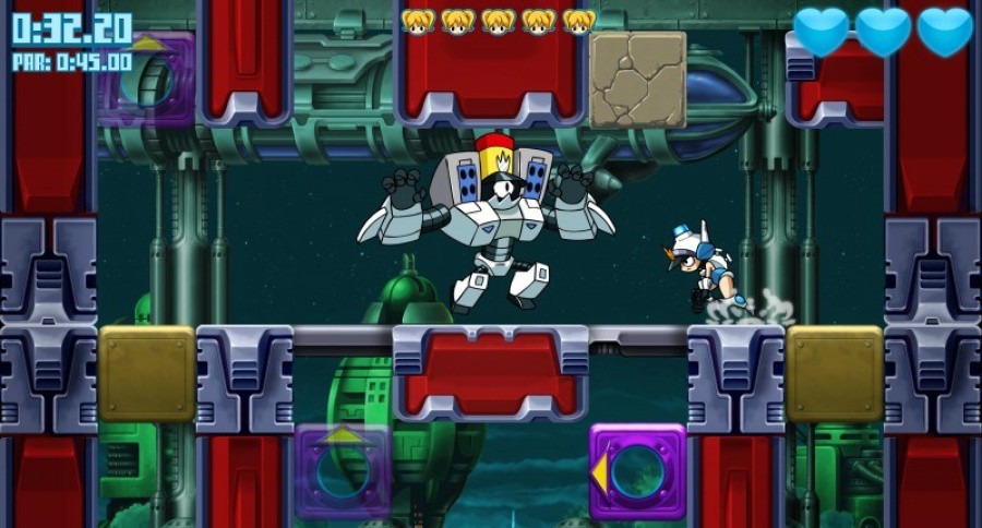 Mighty Switch Force Wii U Screen