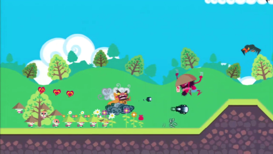 Dakko Dakko's previous game - Floating Cloud God Saves The Pilgrims - got good reviews on PS Minis