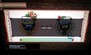Wii U Transfer Comp U to 3 DS