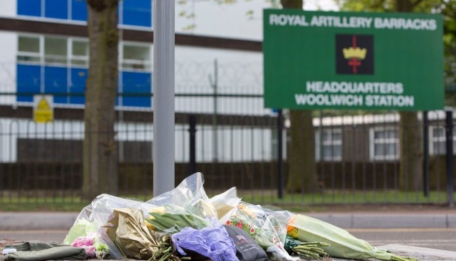 Flowers have been left at the scene