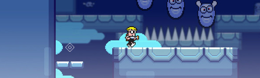 Mutant Mudds Deluxe Banner