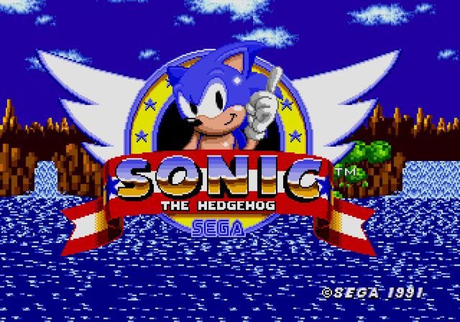 Sonic the Hedgehog Front Screen