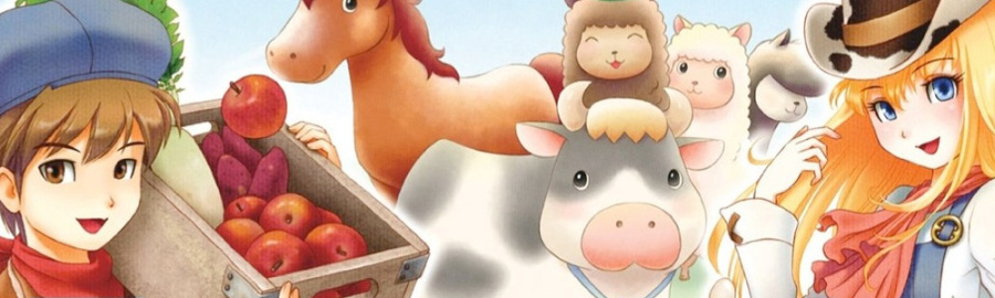 Harvest Moon a New Beginning Banner