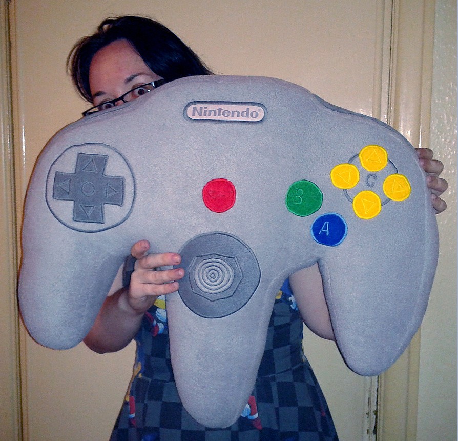 Weirdness It's a Nintendo 64 Controller Pillow, Which Looks Rather Comfortable Nintendo Life