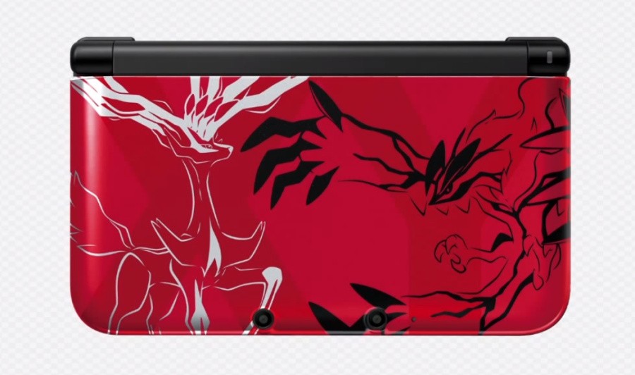 3 DS XL Poke Red