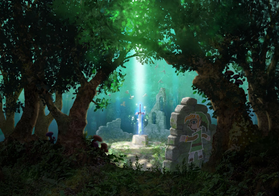 A Link Between Worlds Master Sword Art