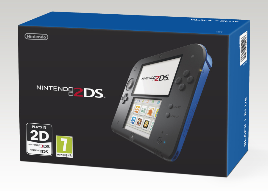 Nintendo 2 DS Black & Blue
