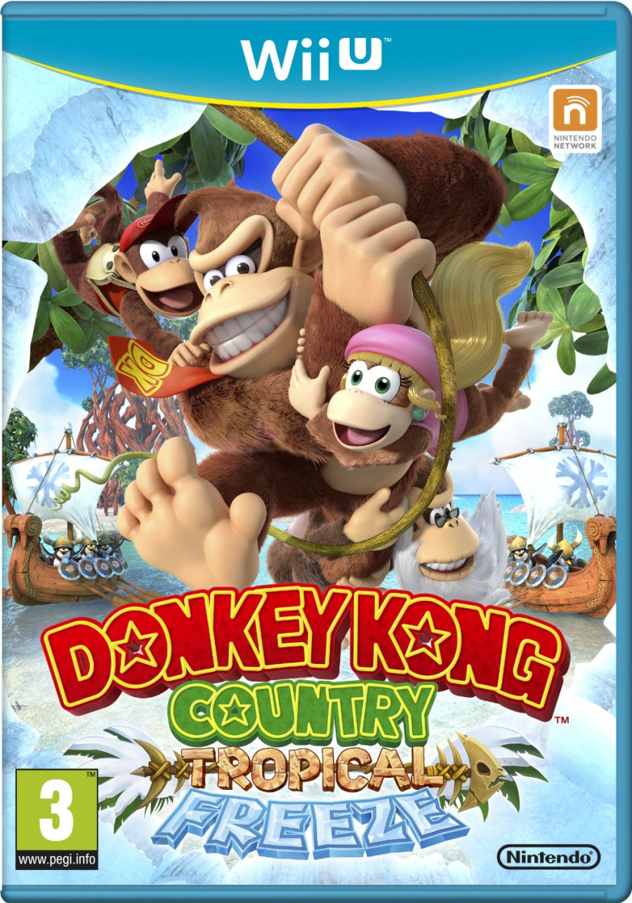 The rumoured new box art, featuring Cranky Kong