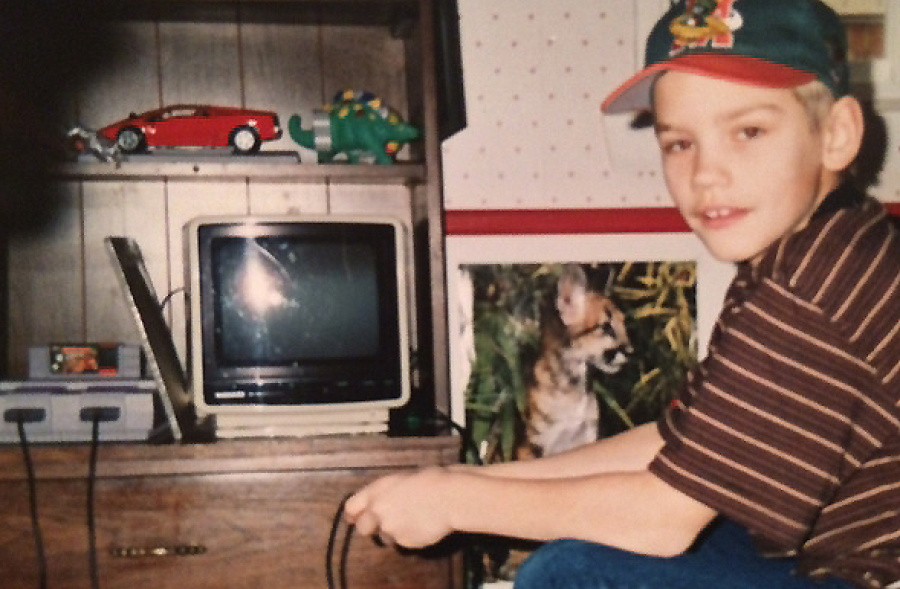 Obligatory embarrassing childhood photo (yes, that's me)