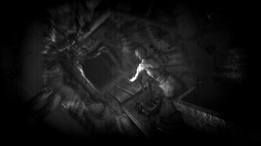 The black & white aesthetic promised much (Wii screen)