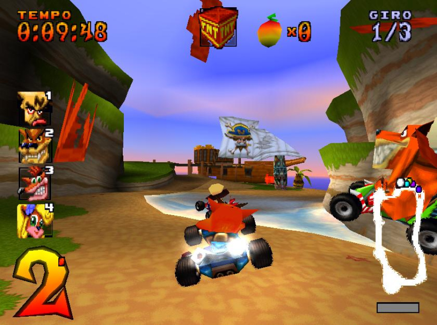 Crash Team Racing was the PlayStation's answer to Mario Kart, and won plenty of fans