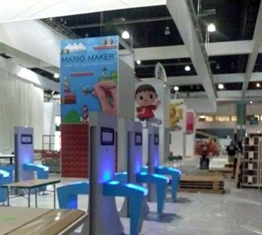 Nintendo E3 Showfloor 2014 - Mario Maker