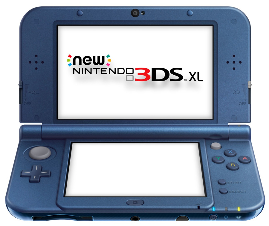 New Nintendo 3 DS XL Metallic Blue - Edited