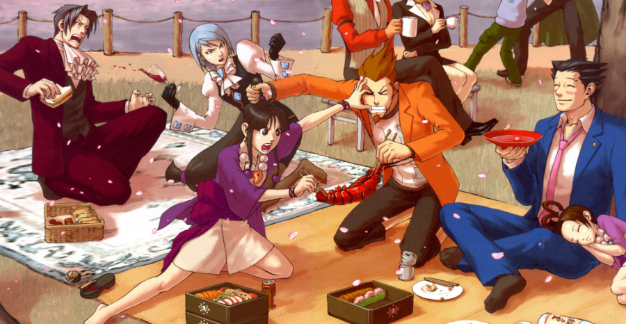 Ace Attorney Art
