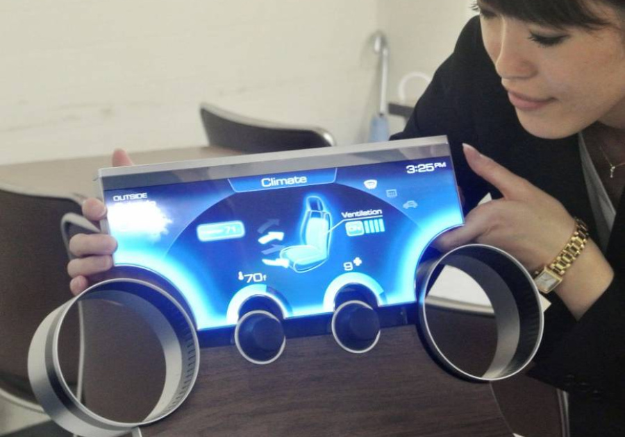 Sharp Free Form LCD