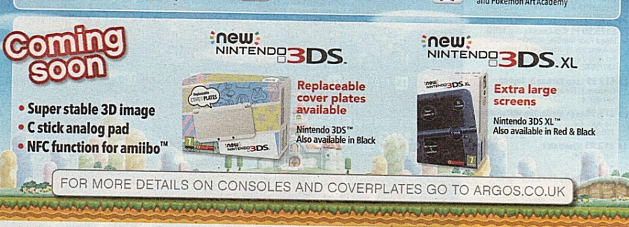 Argos New 3 DS Advert