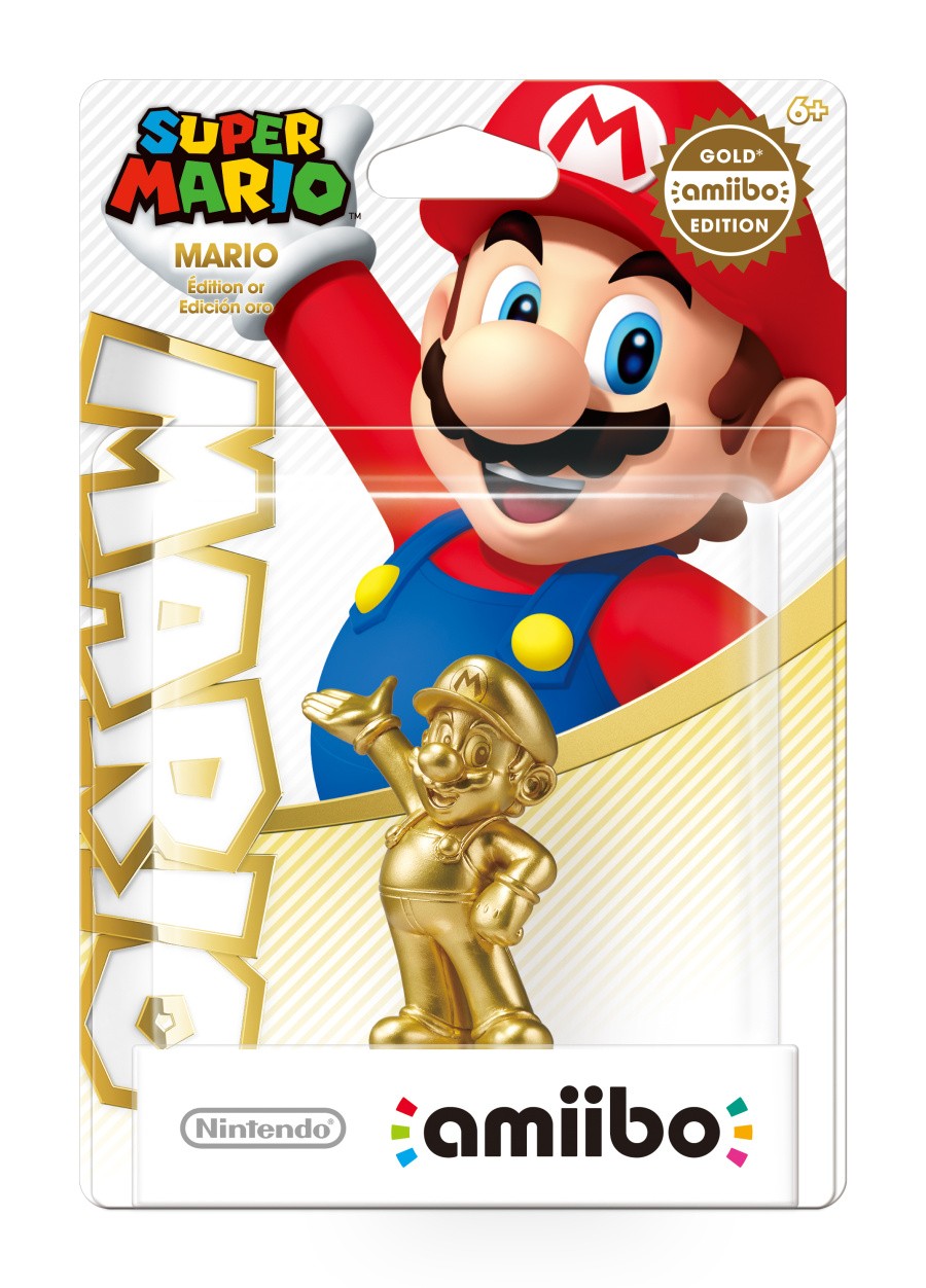 Gold Mario Amiibo