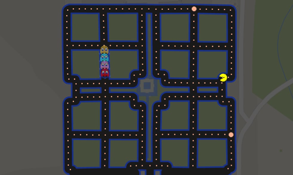 PacMan Makes a Playable Appearance in Google Maps Nintendo Life
