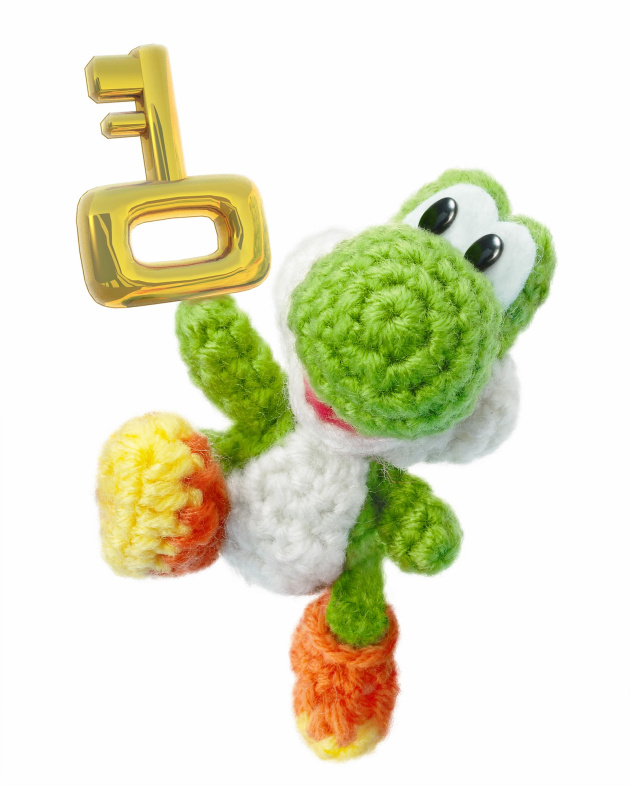 yarn yoshi stuffed animal