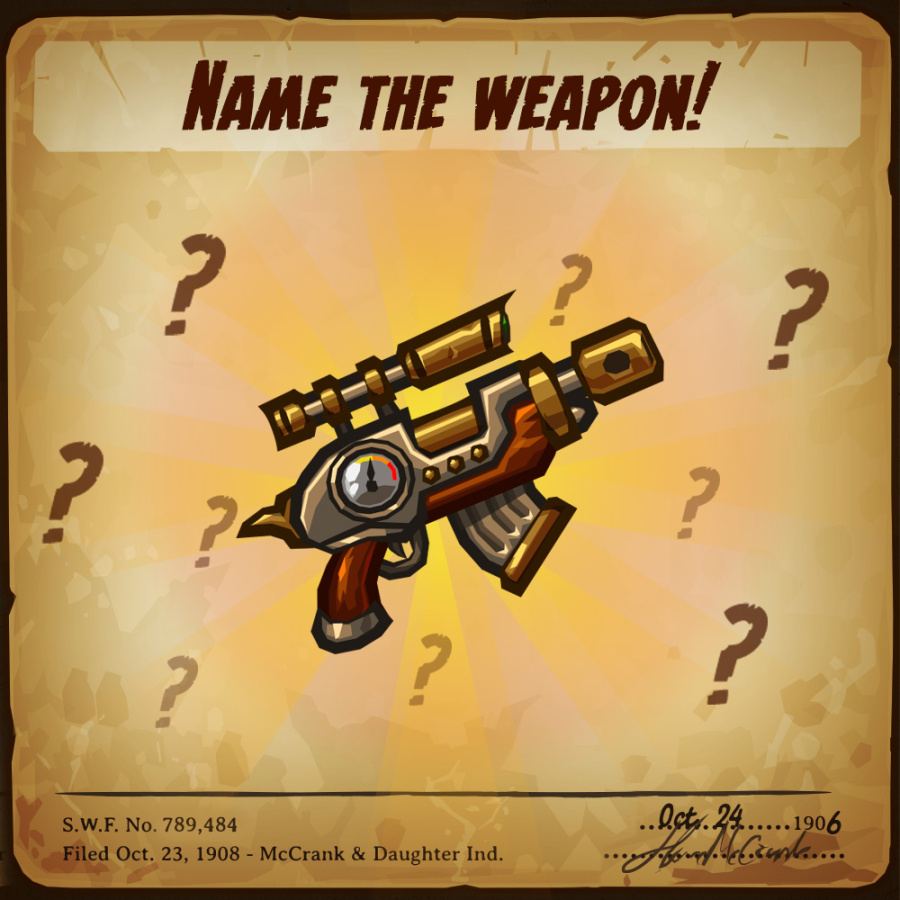 Name the Weapon Steamworld Heist