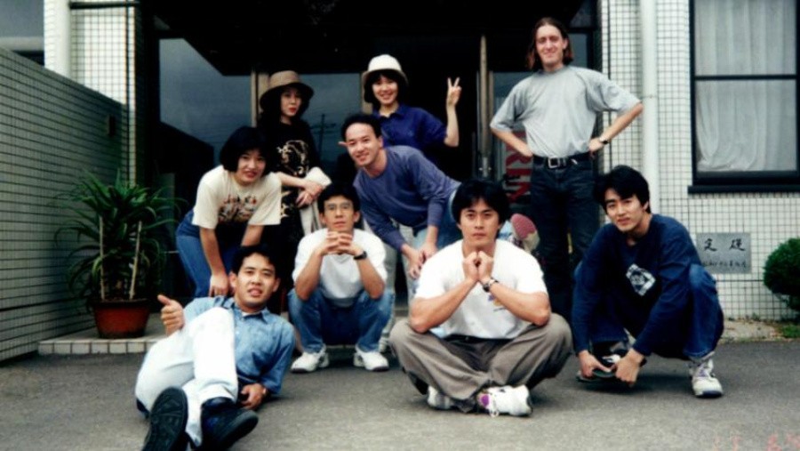 Cuthbert with his Nintendo co-workers during the development of Star Fox 2. "That guy in the front is the chief programmer of Star Fox 64 too, Morita-san - he's now an exec at SRD, the old-school programming company Nintendo used for Zelda, Mario and Star Fox 64, plus other titles."