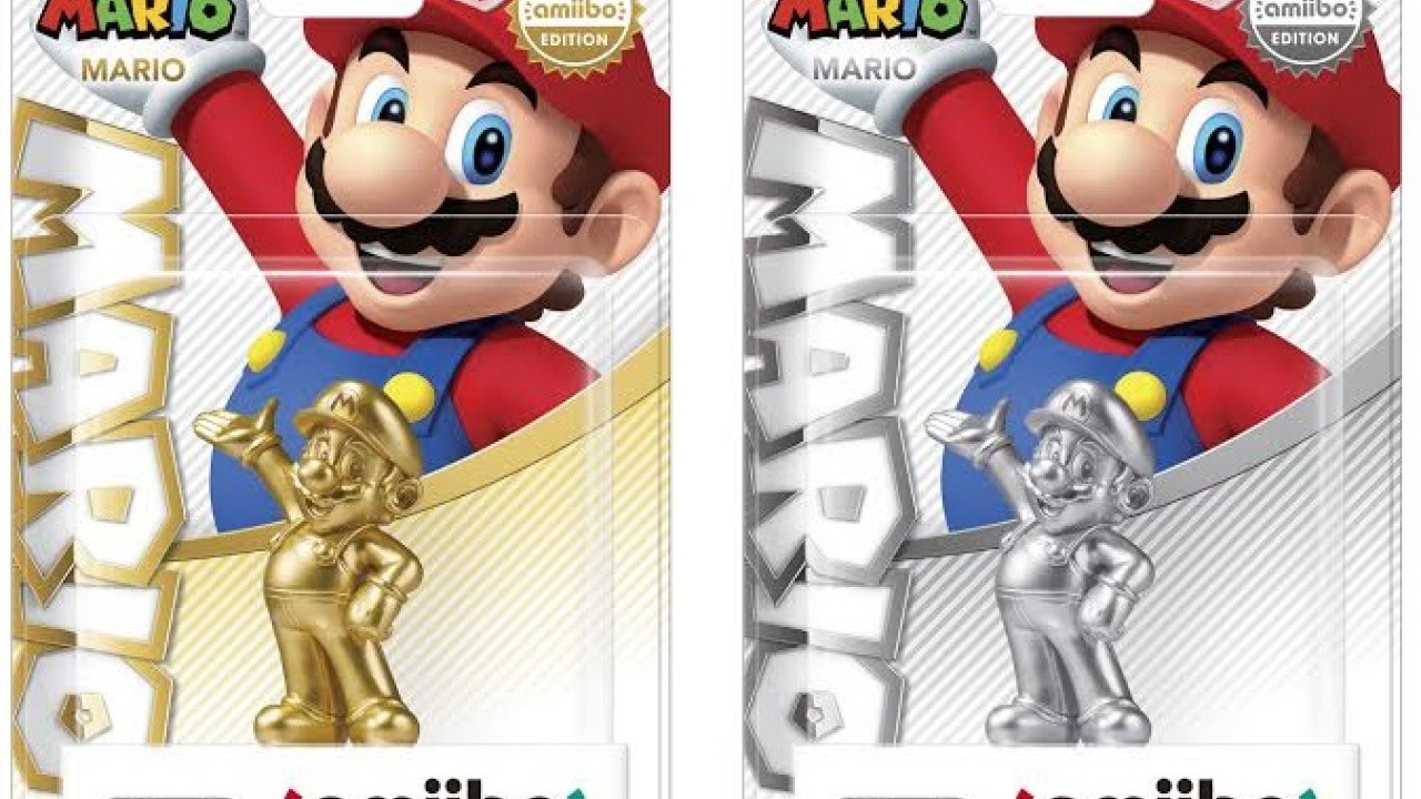 Nintendo Announces Gold & Silver Super Mario Edition amiibo Figures For